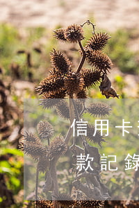 信用卡查詢逾期還款記錄(信用卡查詢逾期還款記錄多久消除)