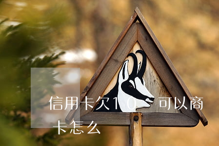 信用卡欠10萬可以商貸嗎(欠款10萬信用卡怎么辦)