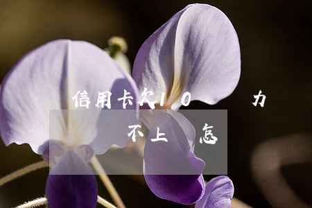 信用卡欠10萬無力償還了(信用卡欠款10萬還不上會怎樣?)