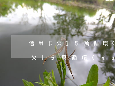 信用卡欠15萬循環(huán)還 信用卡欠15萬循環(huán)還款怎么辦