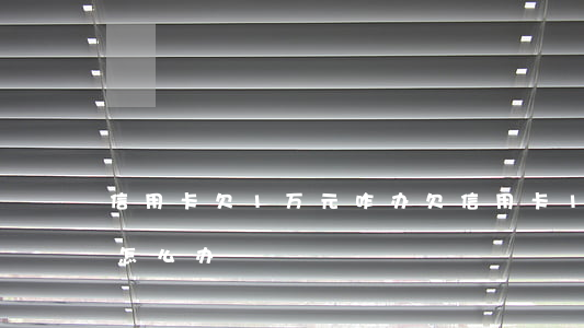 信用卡欠1万元咋办(欠信用卡1万无力偿还怎么办)