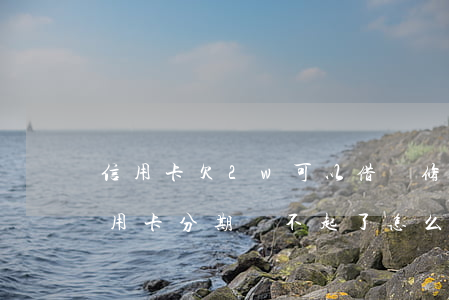 信用卡欠2w可以借裝修貸嗎(裝修貸款以信用卡分期還不起了怎么辦)