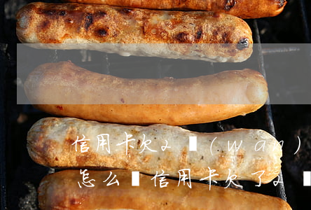信用卡欠2萬(wàn)無(wú)力償還怎么辦(信用卡欠了2萬(wàn)沒能力還怎么辦)