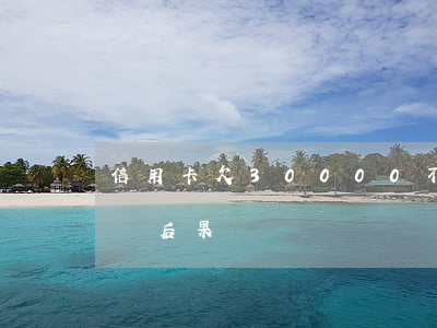信用卡欠30000不還(信用卡3000不還后果)
