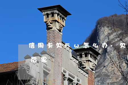 信用卡欠5w怎么办-欠信用卡5w不还的后果