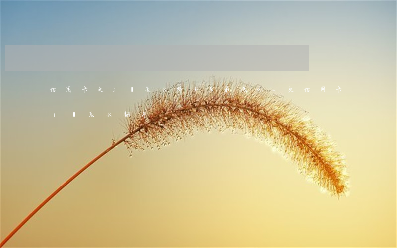 信用卡欠5萬怎么降利息最低化-欠信用卡5萬怎么翻身