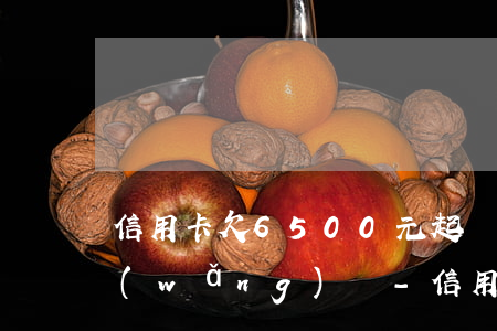 信用卡欠6500元起訴會(huì)上網(wǎng)嗎-信用卡欠6500元起訴會(huì)上網(wǎng)嗎怎么辦