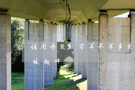 信用卡欠6万算不算多(欠信用卡6万多久会被起诉)