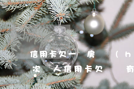 信用卡欠一萬房貸會(huì)不批嗎(房貸次貸人信用卡欠幾萬有影響嗎)