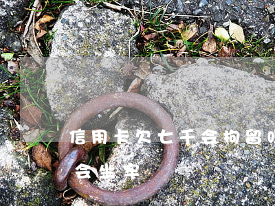 信用卡欠七千会拘留吗(欠信用卡七千多会不会坐牢)