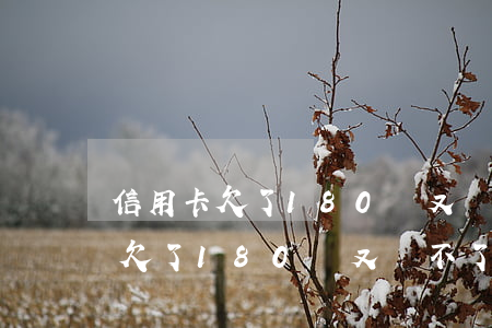 信用卡欠了180萬又還不了咋辦-信用卡欠了180萬又還不了咋辦呢
