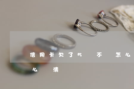 信用卡欠了5萬不還怎么辦(欠信用卡5萬怎么還清)