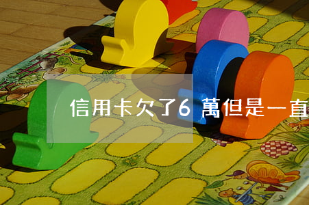信用卡欠了6萬但是一直都在還-
