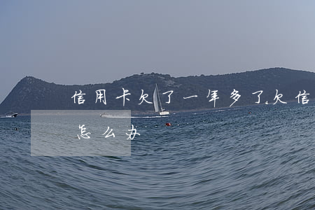 信用卡欠了一年多了 欠信用卡一年了还不上怎么办