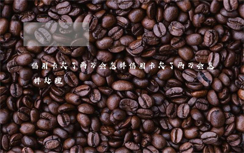 信用卡欠了两万会怎样 信用卡欠了两万会怎样处理