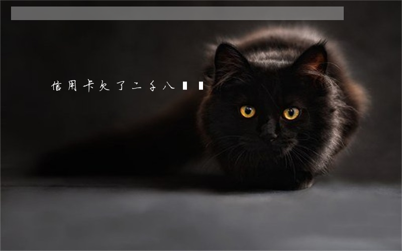 信用卡欠了二千八沒還