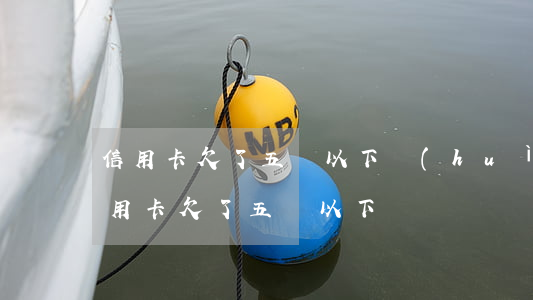 信用卡欠了五萬以下會(huì)怎么樣（信用卡欠了五萬以下）