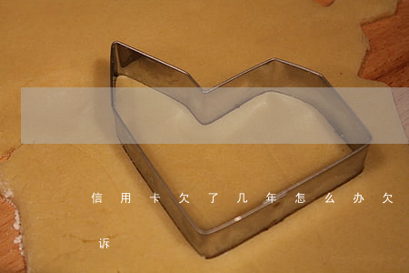 信用卡欠了几年怎么办(欠信用卡几年会被起诉)