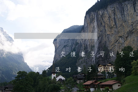 信用卡欠债妻子可以不还吗(老公欠信用卡的债不还,对妻子的影响)