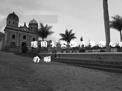 信用卡欠四万多怎么办(信用卡欠四万多怎么办啊)