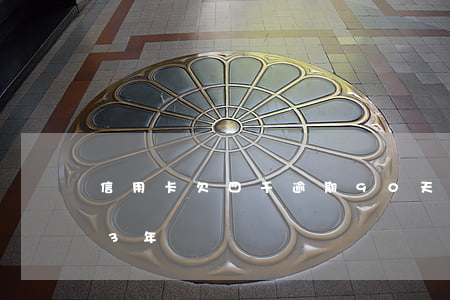 信用卡欠四千逾期90天(信用卡欠九千逾期3年)