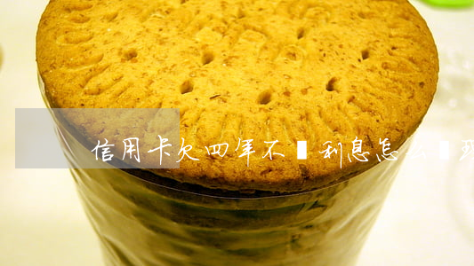 信用卡欠四年不還利息怎么處理-