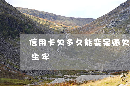 信用卡欠多久能变呆账 欠信用卡多久不还会坐牢