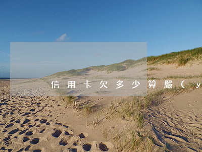 信用卡欠多少算嚴(yán)重透支