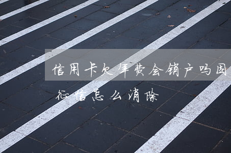 信用卡欠年费会销户吗(因信用卡年费逾期上征信怎么消除)