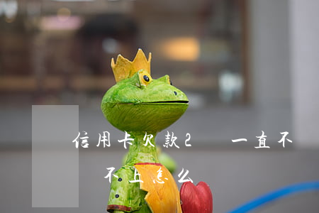 信用卡欠款2萬一直不還(信用卡欠2千塊錢還不上怎么辦)
