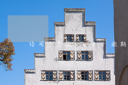 信用卡欠款5000逾期兩年