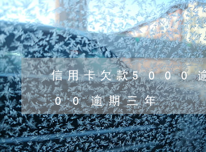 信用卡欠款5000逾期半年(欠信用卡1500逾期三年)