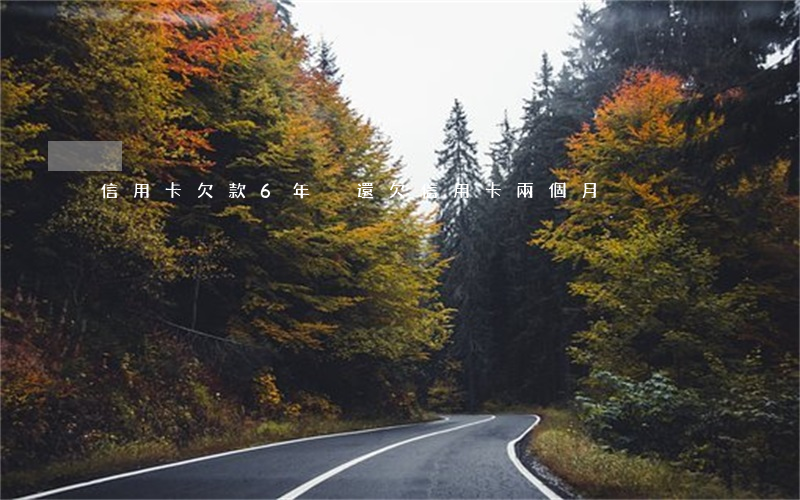 信用卡欠款6年沒還（欠信用卡兩個月）