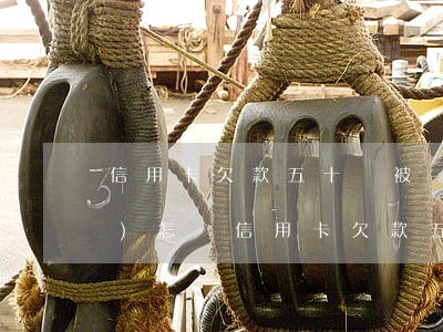 信用卡欠款五十萬被銀行上訴后會(huì)怎樣(信用卡欠款五十萬被銀行上訴后會(huì)怎樣)
