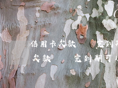 信用卡欠款沒還完到期可以換卡嘛-信用卡欠款沒還完到期可以換卡嘛