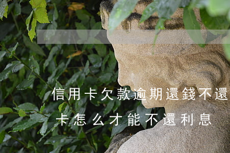 信用卡欠款逾期還錢不還利息嗎(還逾期信用卡怎么才能不還利息) 信用卡欠款逾期還錢不還利息嗎(還逾期信用卡怎么才能不還利息)