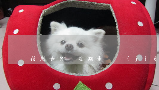 信用卡欠貸逾期未還結(jié)果