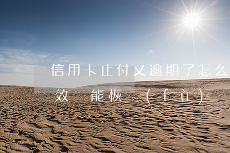 信用卡止付又逾期了怎么辦(逾期得信用卡無效還能恢復(fù)嗎)