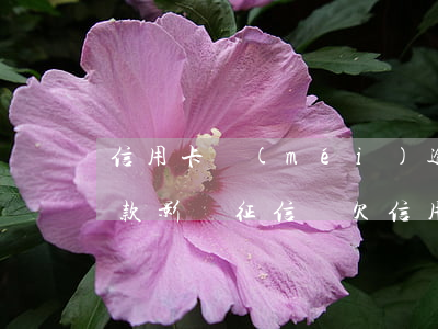 信用卡沒(méi)逾期協(xié)商還款影響征信嗎(欠信用卡逾期會(huì)影響征信嗎)