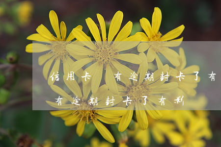 信用卡沒有逾期封卡了有影響嗎-信用卡沒有逾期封卡了有影響嗎