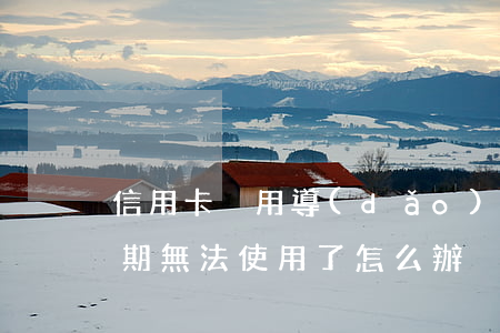 信用卡沒用導(dǎo)致逾期(我信用卡逾期無法使用了怎么辦)
