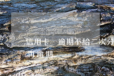 信用卡沒逾期不給二次分期(信用卡二次分期再逾期)