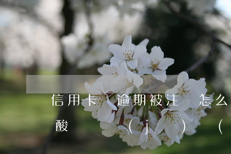 信用卡沒逾期被注銷怎么辦(上海市中英文核酸檢測機(jī)構(gòu))