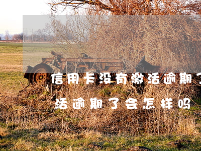 信用卡没有激活逾期了会怎样(信用卡没有激活逾期了会怎样吗)