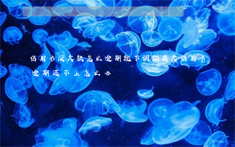 信用卡没欠款怎么逾期就下调额度 欠信用卡逾期还不上怎么办