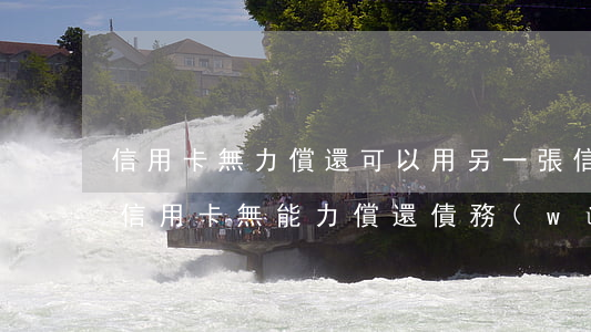 信用卡無力償還可以用另一張信用卡還嘛 欠信用卡無能力償還債務(wù)怎么辦