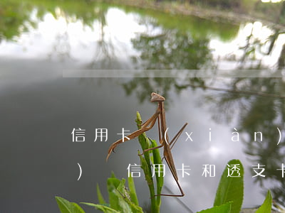 信用卡現(xiàn)金和透支的區(qū)別(信用卡和透支卡是一個(gè)意思嗎)