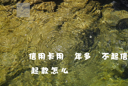 信用卡用兩年多還不起(信用卡用兩年多還不起款怎么辦)