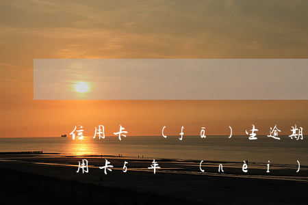 信用卡發(fā)生逾期沒超過90天-信用卡5年內(nèi)4個(gè)月處于逾期,但未90天逾期