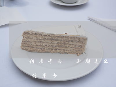 信用卡白條逾期怎么辦(白條逾期還完影響辦信用卡嗎)